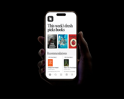 Bookbee – Mobile App Design For AI-Powered Book ai app ai powered book app book discovery book reading clean design edutech minimal mobile mobile app mobile app design mobile ui online book reading product design reading app recommendation app redesign smart reading ui design ux design