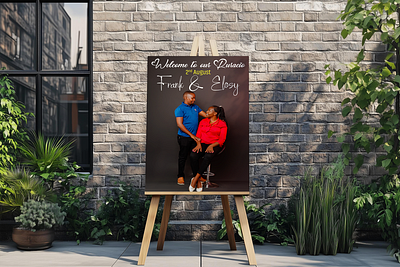 Outdoor Wooden Easel Ruracio branding graphic design printing sticker