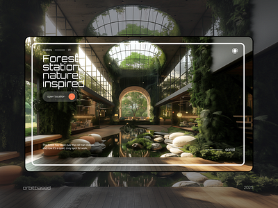 Orbit based. Location card. aiart branding coworking crypto design landing nft sitedesign ui uidesign uiux ux web web3 webdesign website