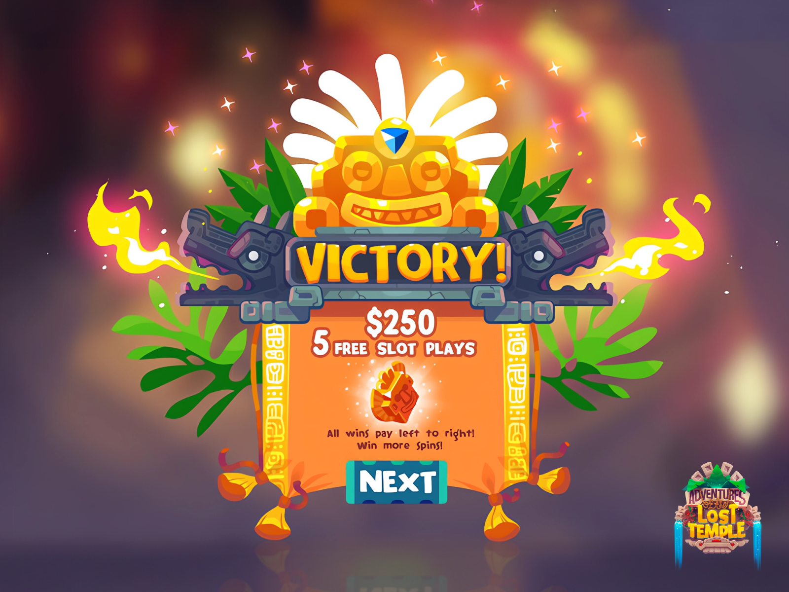 Example of Victory & Sorry Popup Design & Animation