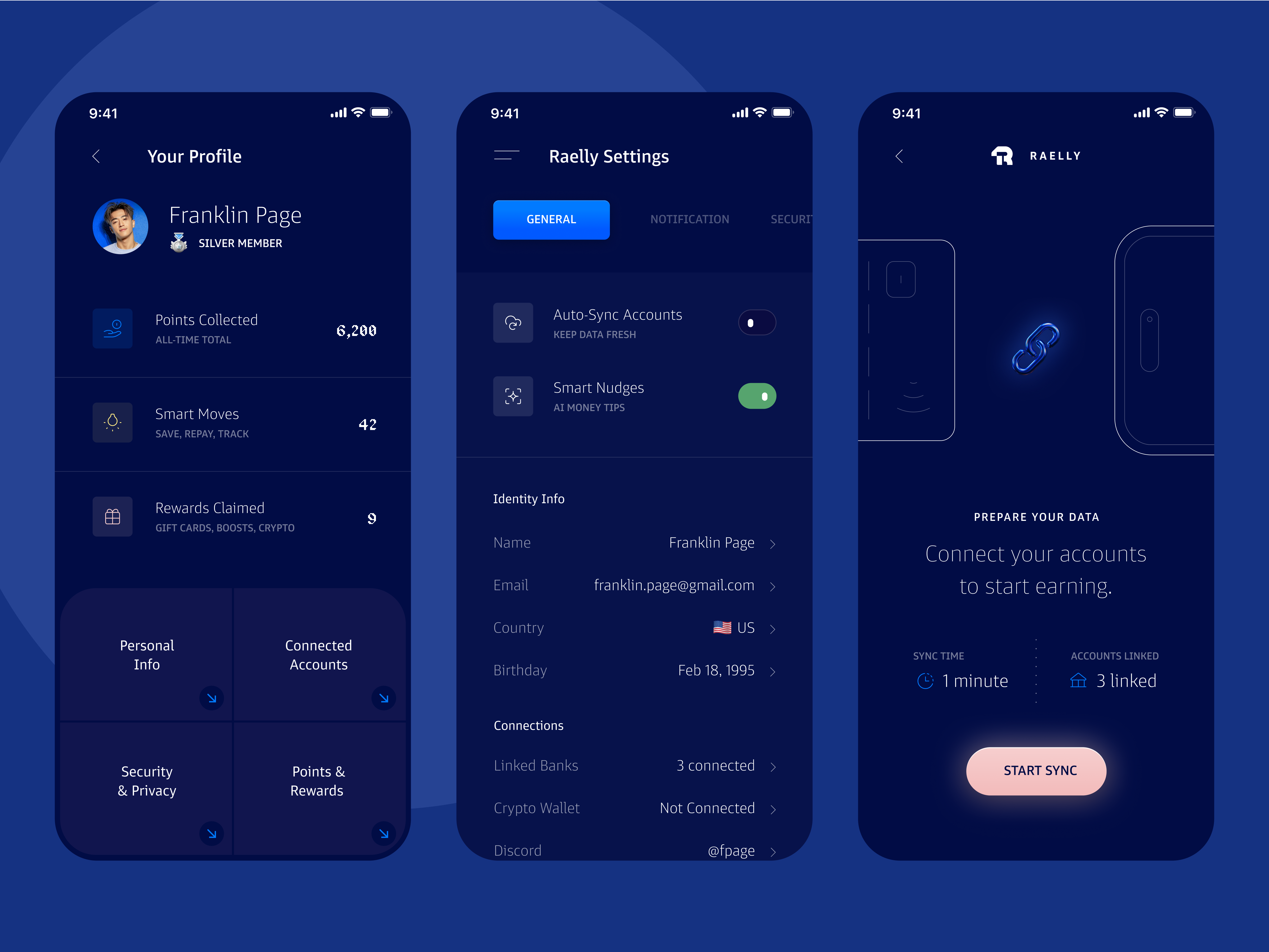 Raelly Mobile App app clean design flat mobile ui ux