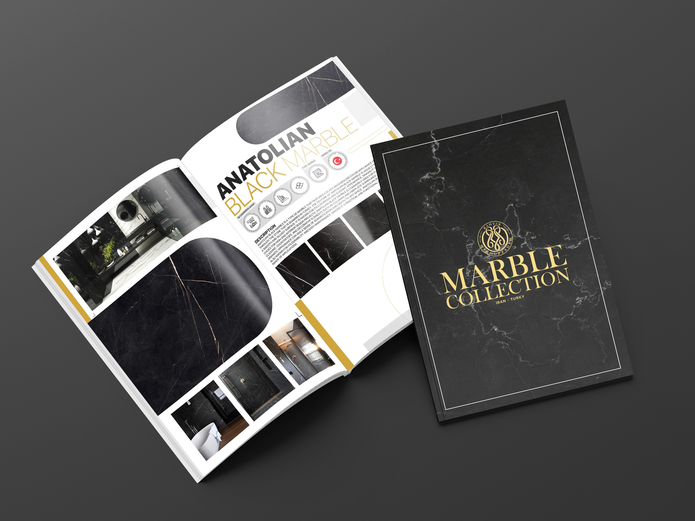 Stone & Marble Catalog Design catalog catalog design marble marble catalog marble catalog design stone stone cataloge design