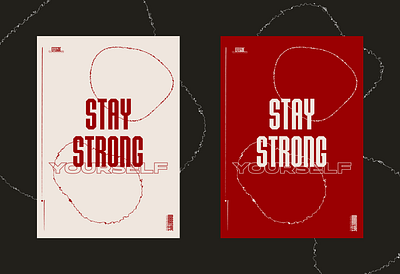 Stay Strong — Brutalist Poster Design appdesign creative creativedesign creativeposter design designinspiration designlovers digitalproduct dribbble figma graphic design illustration mockup motivation poster posterdesign ui userexperience