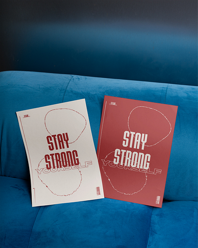 Stay Strong — Brutalist Poster Design appdesign creativedesign design designinspiration designlovers digitalproduct dribbble figma illustration mockup motivation poster posterdesign userexperience