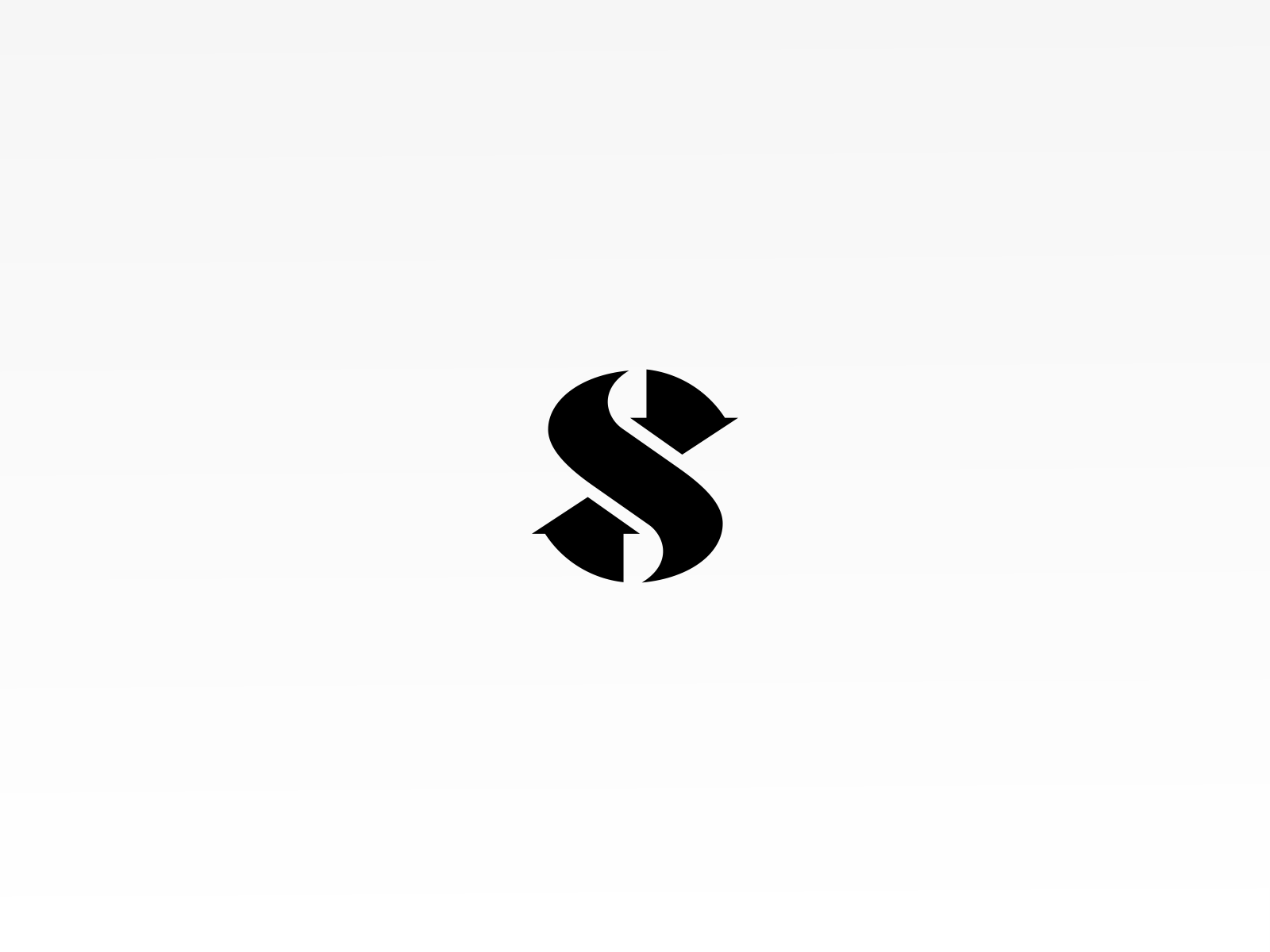 Synergy arrow branding brandits direction flow letter logo minimal monogram move synergy type typography