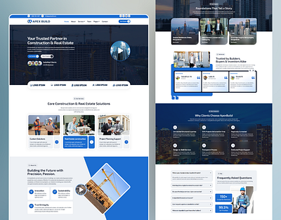 ApexBuild – Building and Construction Elementor Template Kit architecture builders building companies construction contractors elementor industry infrastructure interior design landing page landingpage plumbing real estate renovation repair services ui webdesign wordpress