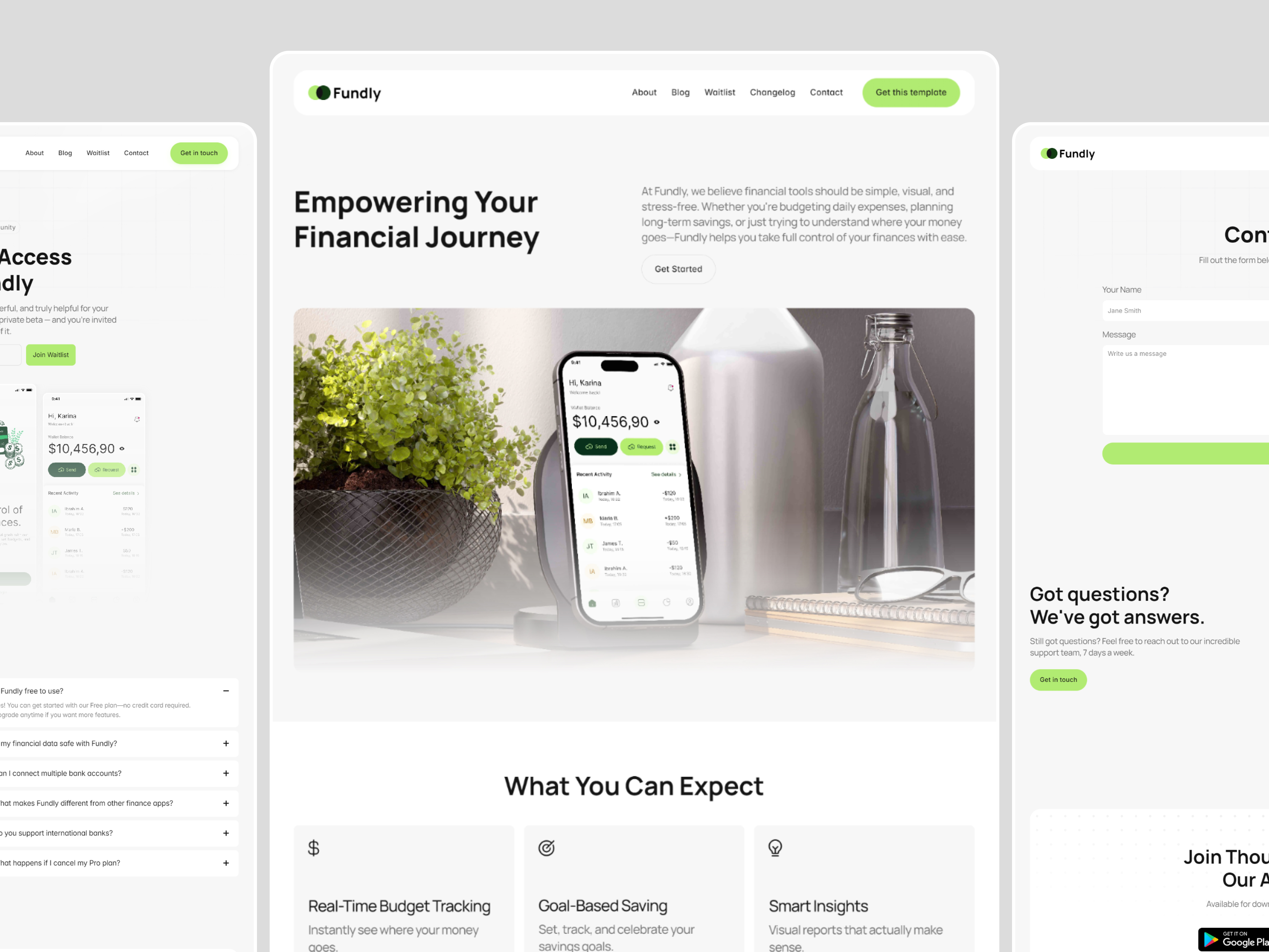 Example of Multipage Framer Website