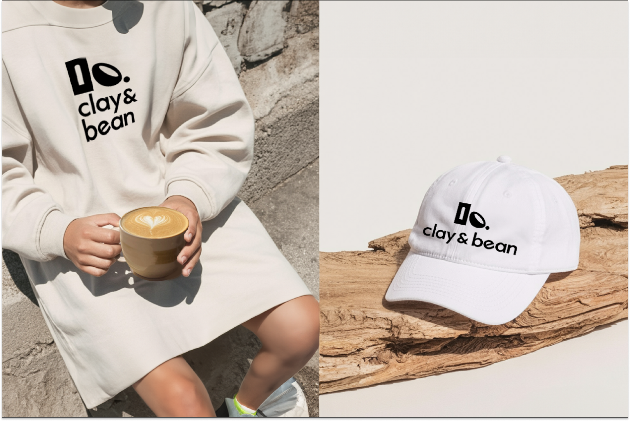 Brand Design for Sustainable Coffee Place London brand design clay clayplaster coffee brand genz london brand natural natural materials oanamaries sustainable woodford bridge