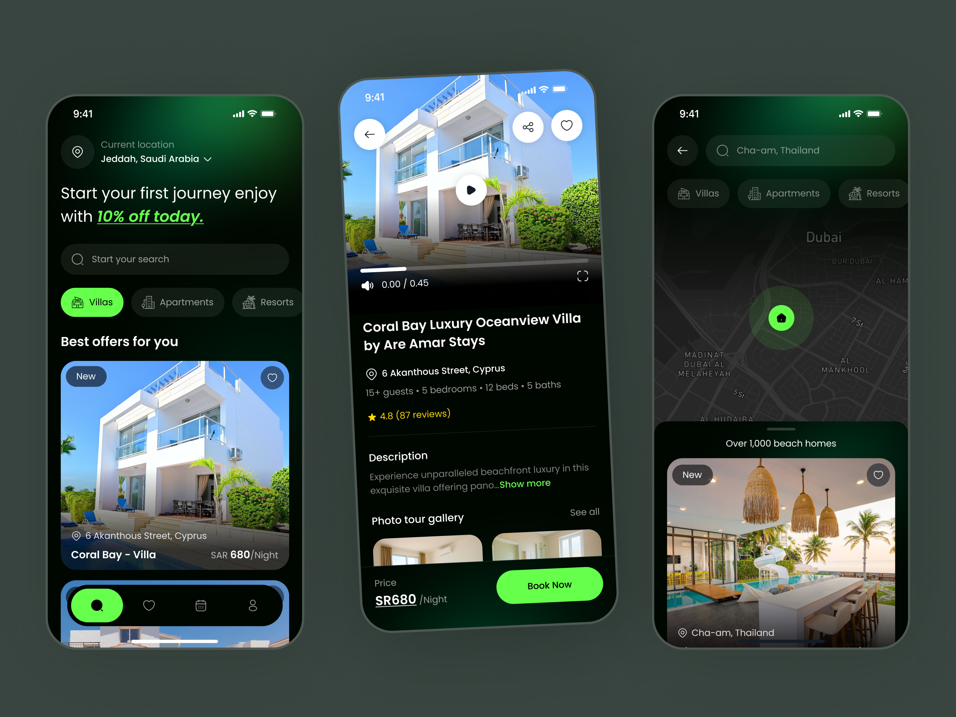 Example of Travel Mobile App Design Ios & Android