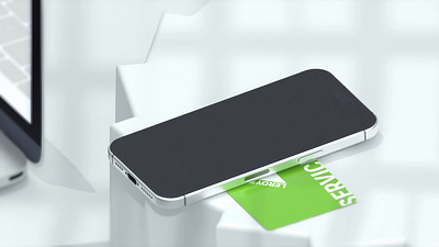 Leroy Merlin Service Card Promo 3d animation motion graphics ui