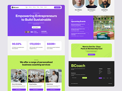 BCoach - Your Business Coach app appdesign branding design mobileapp ui uiux webdesign