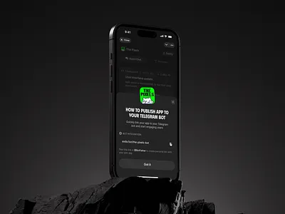 TMA Ai Agent Builder agent ai app branches charts chat data game graphic design ios main message miniapp native preview telegram tg tma ui ux