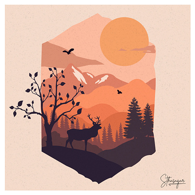 Deer Illustration