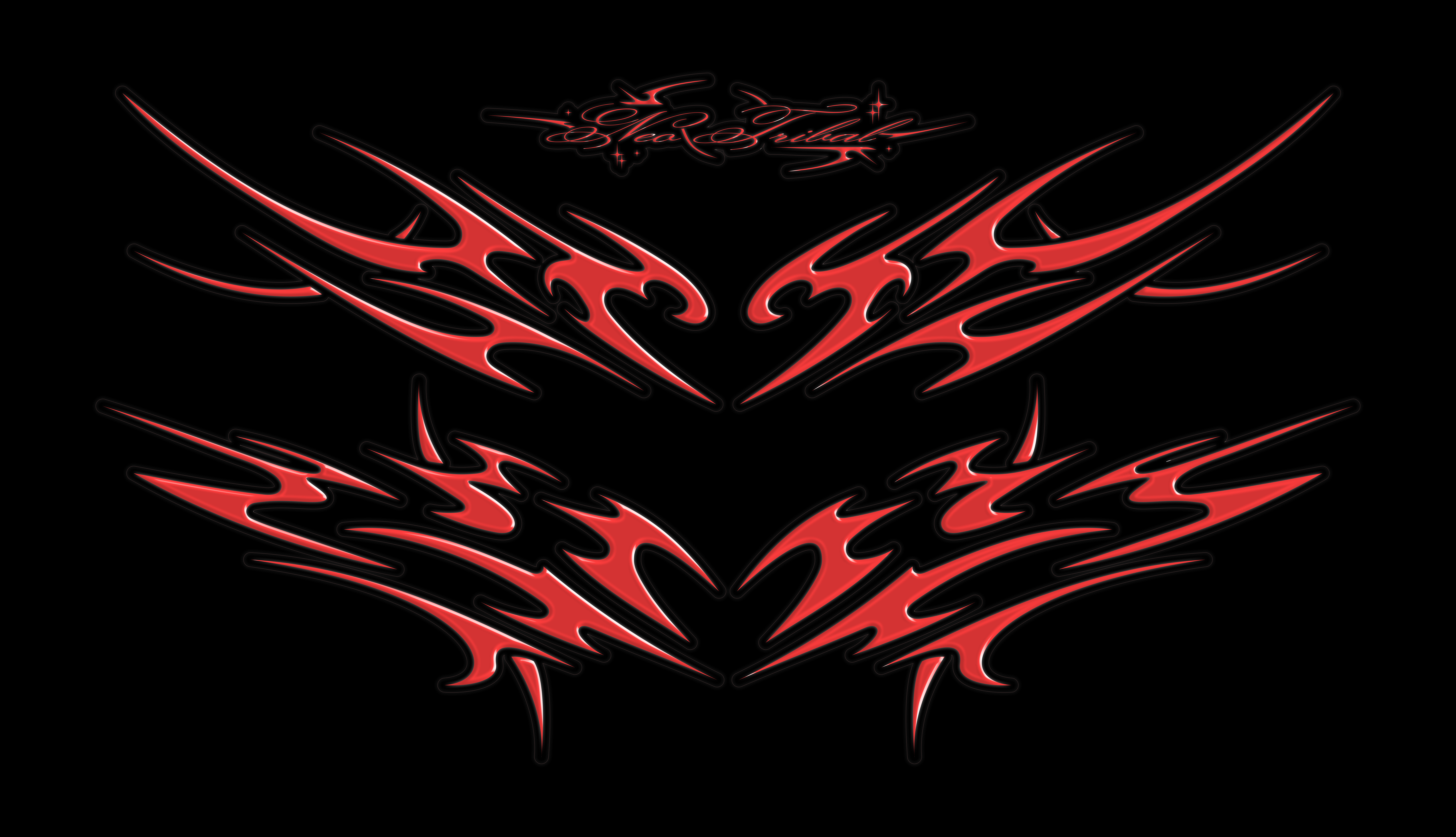 NEO TRIBAL HEART SHAPE design form graphic design heart neo print shape sigilism streetwear tribal