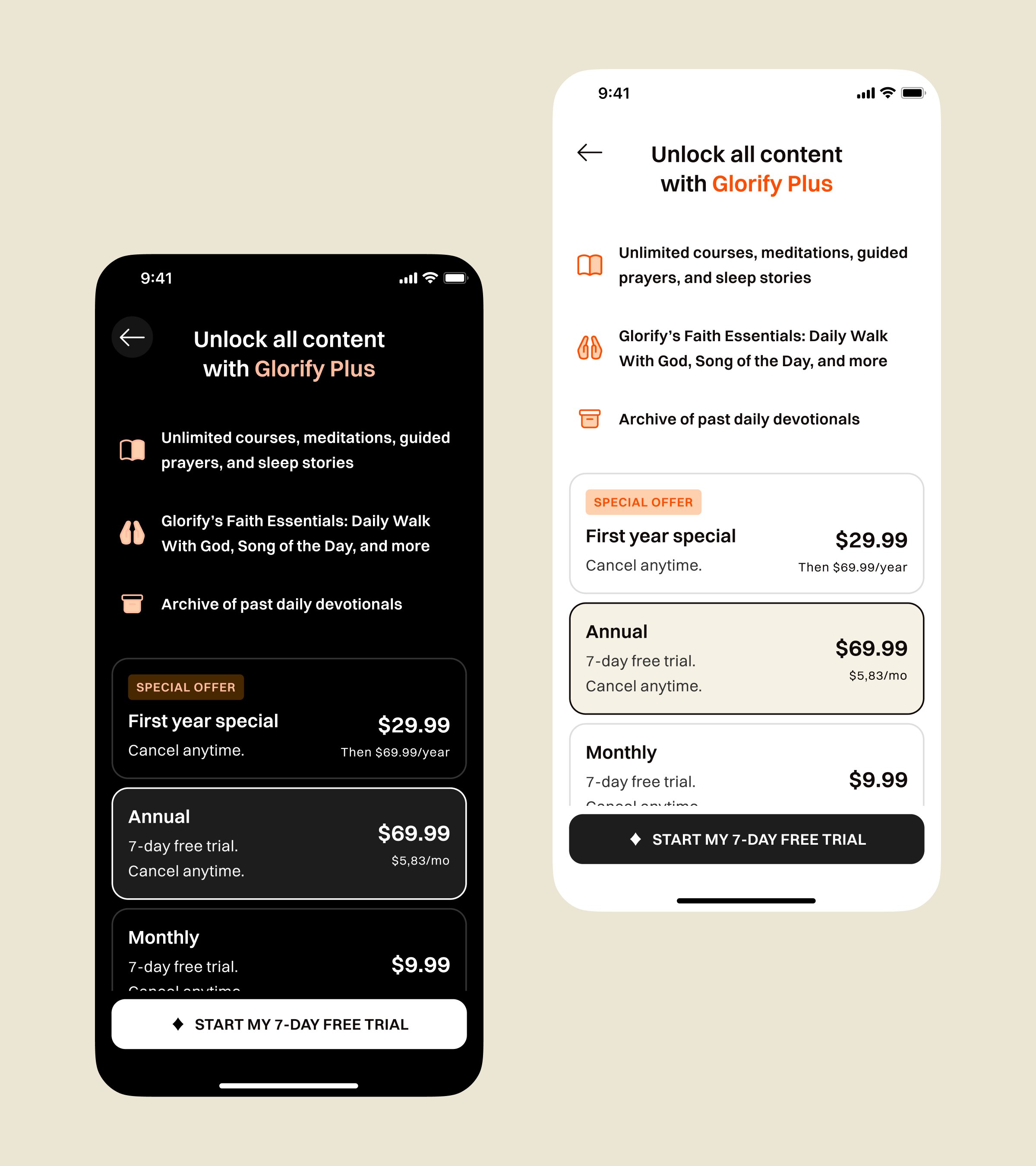 Example of Mobile App Design