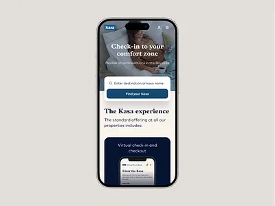 Kasa Mobile Home booking home kasa mobile web webdesign