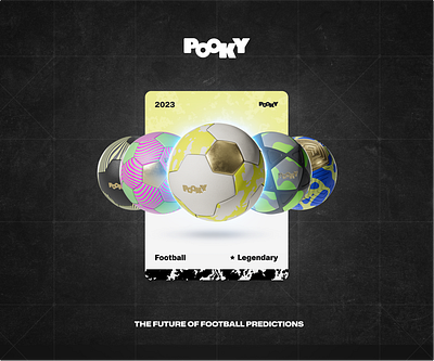 Pooky branding football identity illustration nft prediction soccer web3