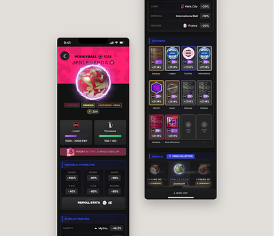 Pooky - Pookyball Page betting detail page football nft pooky pookyball prediction product design soccer ui web web3 webdesign