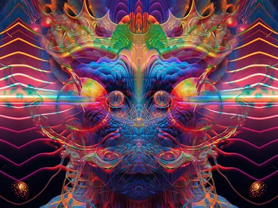 Diatonic Decoherence abstract animation color colorful dimensions forms futuristic geometric gradient graphic design illustration imagination motion graphics pattern print prism psychedelic shading shapes vibrant