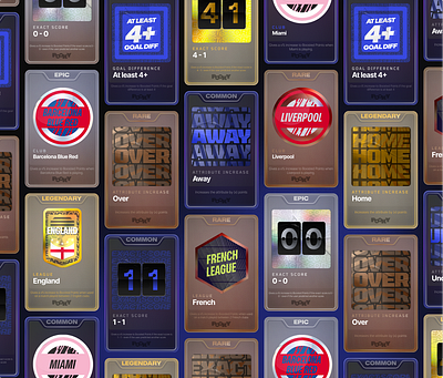 Pooky Stickers - NFT Collection betting boost branding collectibles football nft nft collection pooky prediction product design soccer stickers web3