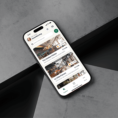 UX/UI Case Study Preview – Restaurant Discovery App 🍽️📱 app concept app design clean ui figma food app food delivery ios app location based app minimal design mobile app modern ui product design restaurent app ui ui design user interface ux design