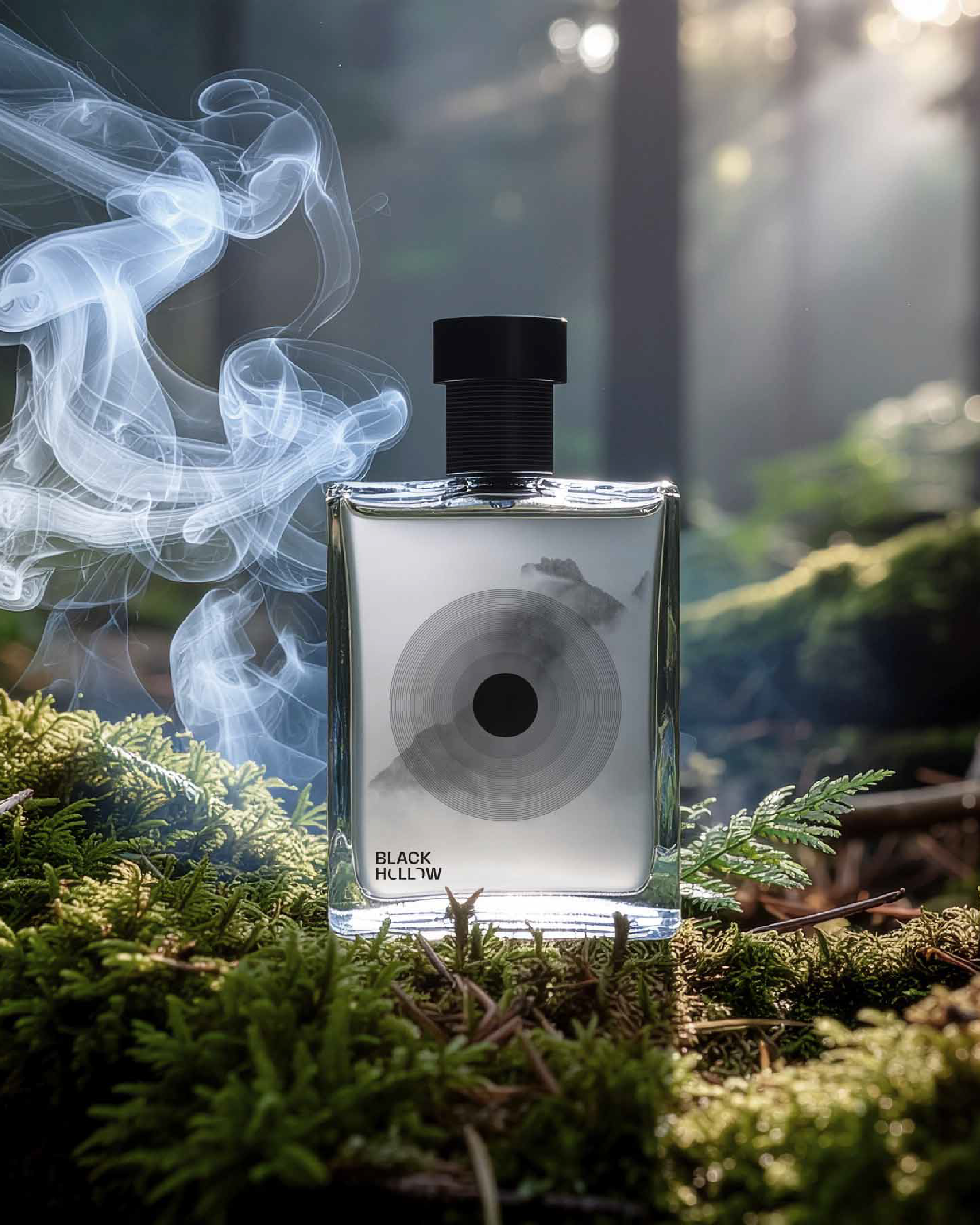 Black Hollow branding cologne cpg designbrief graphicdesign illustrator logo packaging packagingdesign perfume