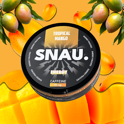 SNAU Visuals for instagram 3d mockup adobe photoshop blender nicotine free nicotine pouches product viualization smoke free snus tobacco vape