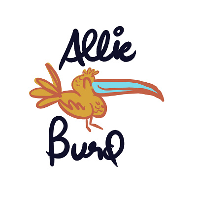Ms. Allie Burd logo procreate vector
