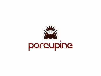 Porcupine minimal logo design animal animal logo animals branding design logo minimal minimalist porcupine simple symbol