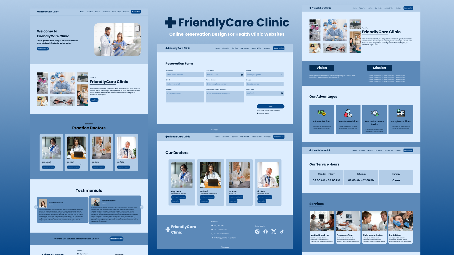 Example of Landing Page UI Design In Figma