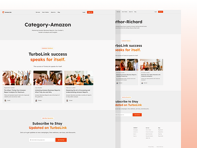 TurboLink-Category-Amazon Digital Marketing Website Design app branding design graphic design illustration logo typography ui ux vector