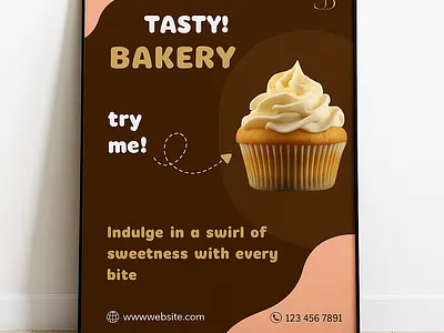 Dessert Poster bakeryposter branding creativeposter designinspiration fooddesign graphic design graphicdesign posterdesign typographydesign