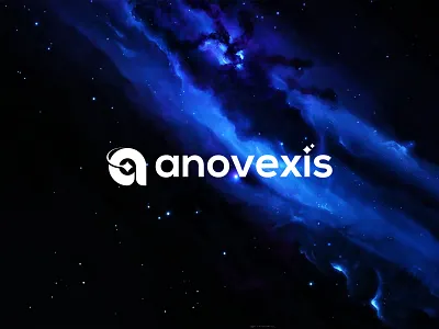 Anovexis Futuristic A Lettermark Logo. Inspired by Galaxy a letter logo a logo brand identity branding business logo company logo galaxy graphic design identity lettering lettermark logo logo designer logos star unique logo