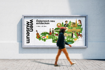 Austria Vector Touristic Map. Street Banner, Puzzle, Brochure. austria map austria pauzzle brochure design creative banner creative design map design museum banner puzzle game street banner tourism map touristic map vector map vienna vector österreich map