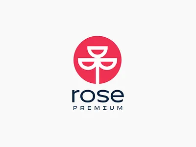 ROSE PREMIUM LOGO aromatic beauty boutique brand branding cosmetic elegant fashion feminine floral icon identity logotype luxury minimalist nature premium roselogo skincare spa