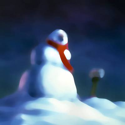 Beware, The Snowman !!! 2d animation 90s animation doyouwanttobuildasnowman goosebumps goosebumpsbooks illustration snow snowman timjacobus