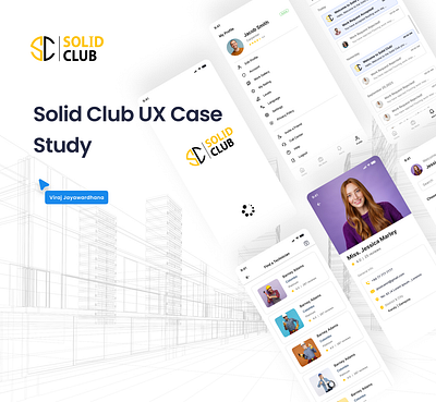Solid Club UI UX Case Study appdesign casestudy designprocess digitalproduct figma freelance interactiondesign mobileapp openforwork productdesign prototyping ui uidesign uiux userexperience userinterface ux uxdesign wireframes xd