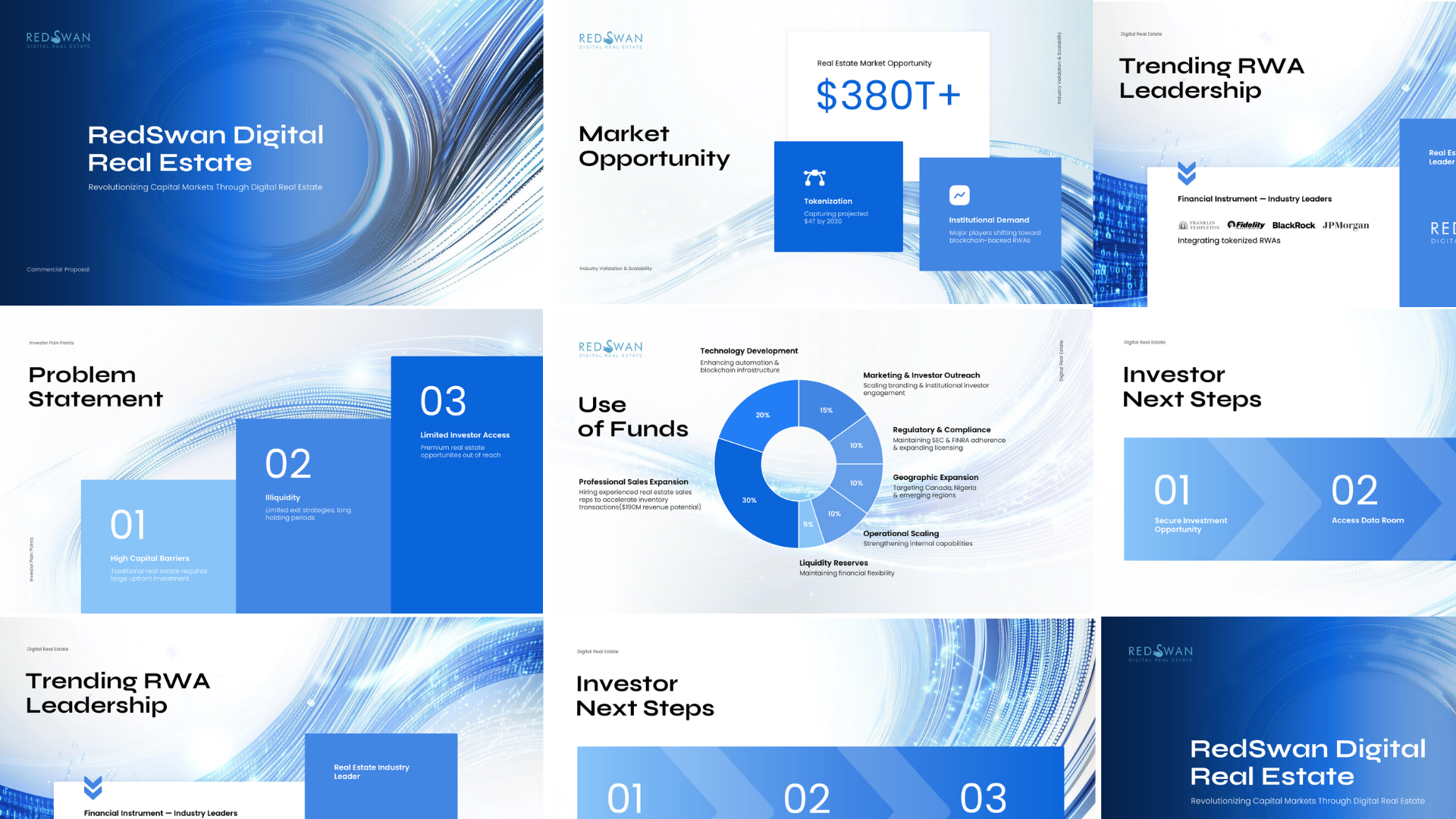 Real Estate Digital Presentation digital graphic design pitchdeck powerpoint presenation slide