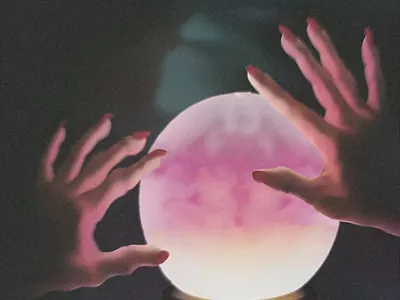 Be Careful What You Wish For !!! 2d animation 90s animation becarfulewhatyouwishfor crystalball goosebumps goosebumpsbooks illustration sarah wishes