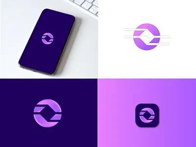 MODERN O LETTER LOGO DESIGN ai startup app icon artificial intelligence gradient modern logo o letter saas software startup tech technology