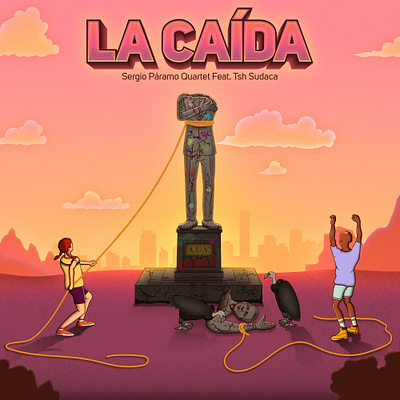 La Caída - Sergio Páramo Feat. Tsh Sudaca animation graphic design motion graphics