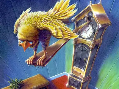 The Cuckoo Clock Of Doom !!! 2d animation 90s animation clock cuckoo goosebumps goosebumpsbooks illustration time timjacobus