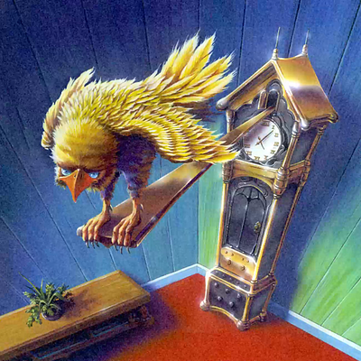 The Cuckoo Clock Of Doom !!! 2d animation 90s animation clock cuckoo goosebumps goosebumpsbooks illustration time timjacobus