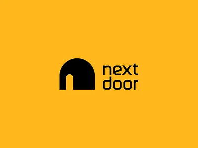 Nextdoor Visual Identity Design brand identity branding graphic design home logo hotel hotel logo logo logo brand logo design logo n n logo visual identity