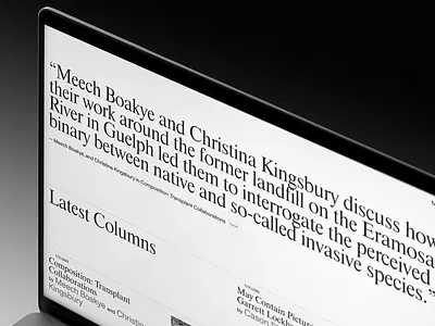 Editorial Web Layout with Elegance article preview branding identity content branding design composition digital magazine editorial design elegant web font pairing interface design layout structure minimal layout modern journalism publication style readability serif font text hierarchy typographic layout typography visual language