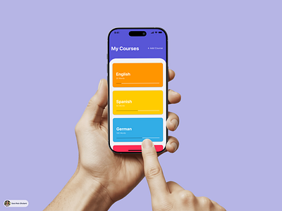 FlashCard App | Mobile App flash card flashcard flipping cards language learning mobile app ui ui design