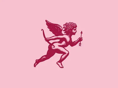 Cupid angel arrows bow branding cupid design graphic design icon illustration logo logo design love vector wings