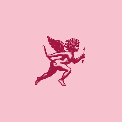 Cupid angel arrows bow branding cupid design graphic design icon illustration logo logo design love vector wings