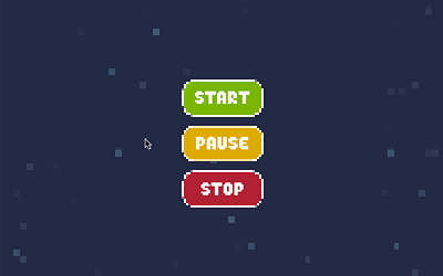 Day 61 - Pixel Button UI 8bitstyle animation design graphic design indiegamedev microinteractions motion graphics motiondesign pixelui ui uianimation