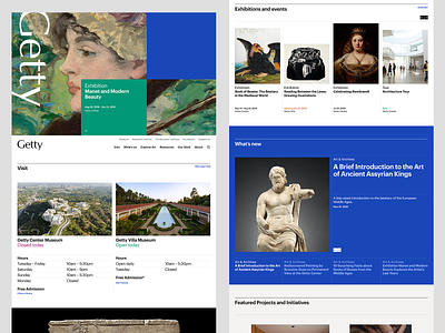 Elegant Museum Website Design art museum branding design clean interface content grid creative direction cultural institution editorial style elegant museum gallery showcase grid structure inspiration modern classic responsive design serif typography visual identity web layout website concept website design white space